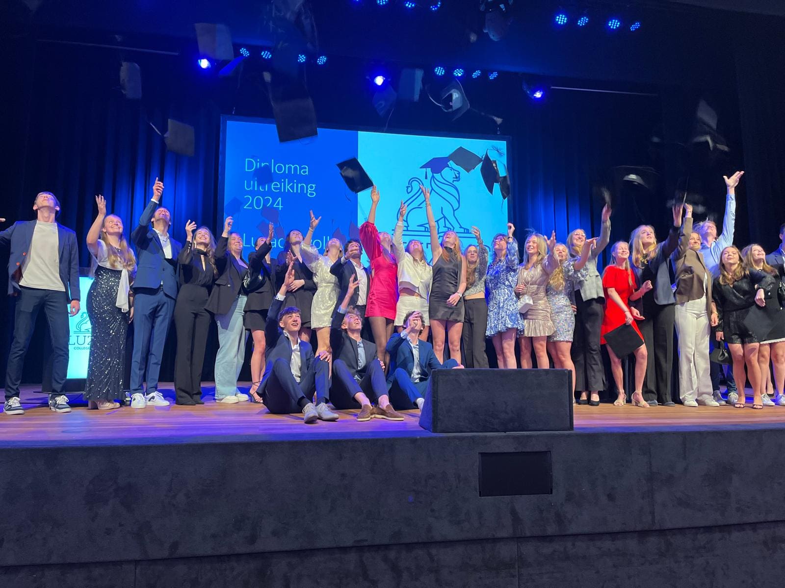 Diploma-uitreiking van Luzac Zwolle in 2024.