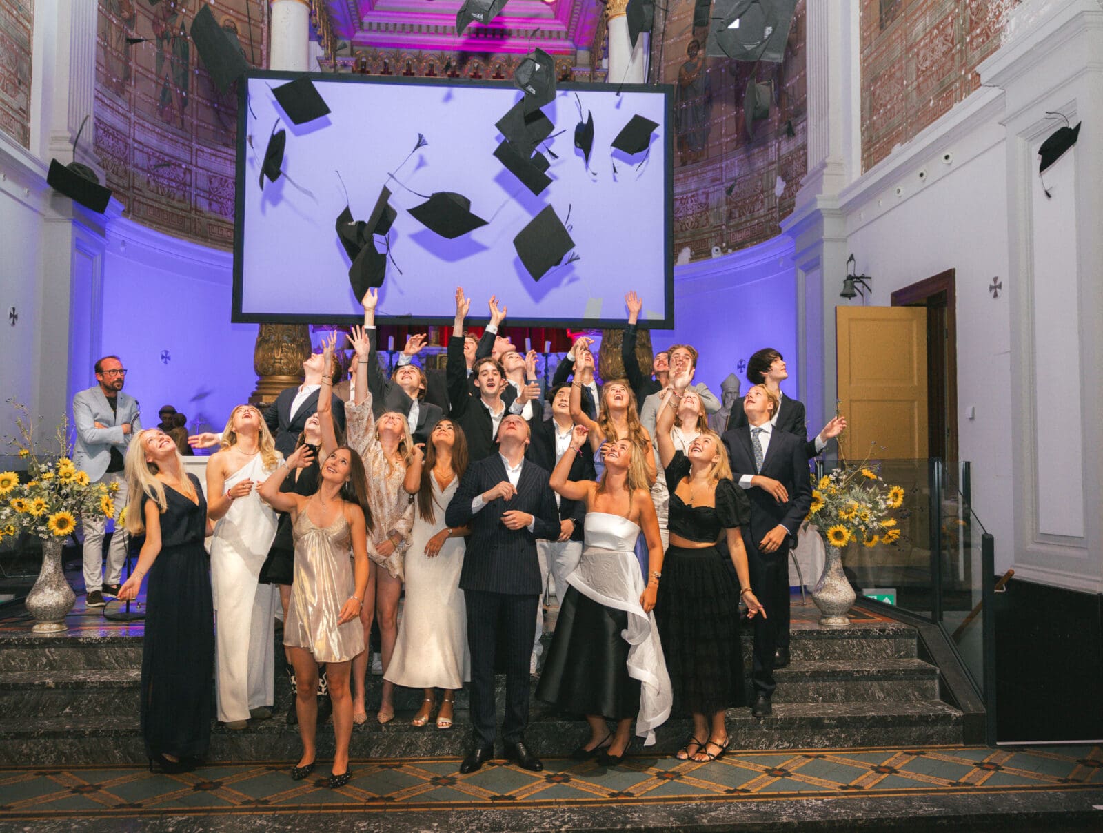 Een diploma-uitreiking bij Luzac